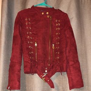 Red zip up jacket❗️❗️